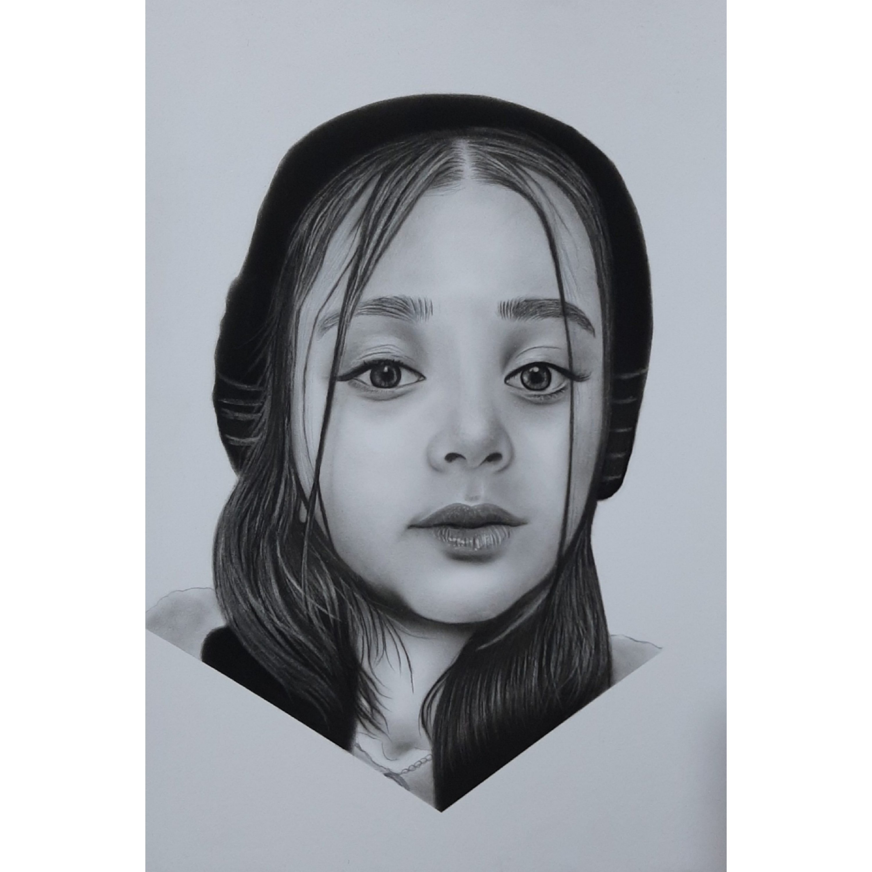 سفارش نقاشی سیاه قلم چهره(سایز A4و قاب شیشه)
