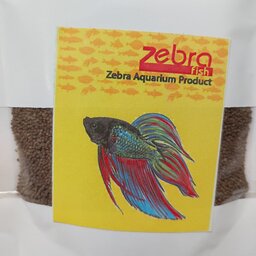 غذا ماهی آکواریوم لحظه مدل Zebra fish مناسب برای فایتر بسته 50 گرمی 