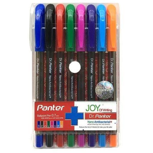 خودکار رنگی پنتر بسته 8 عددی (8 رنگ)