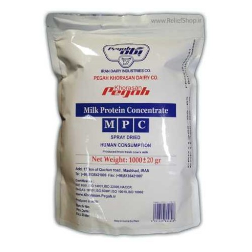 پودر پروتئین کازئین (پروتئین دیر هضم) شیر پگاه 1 کیلویMPC