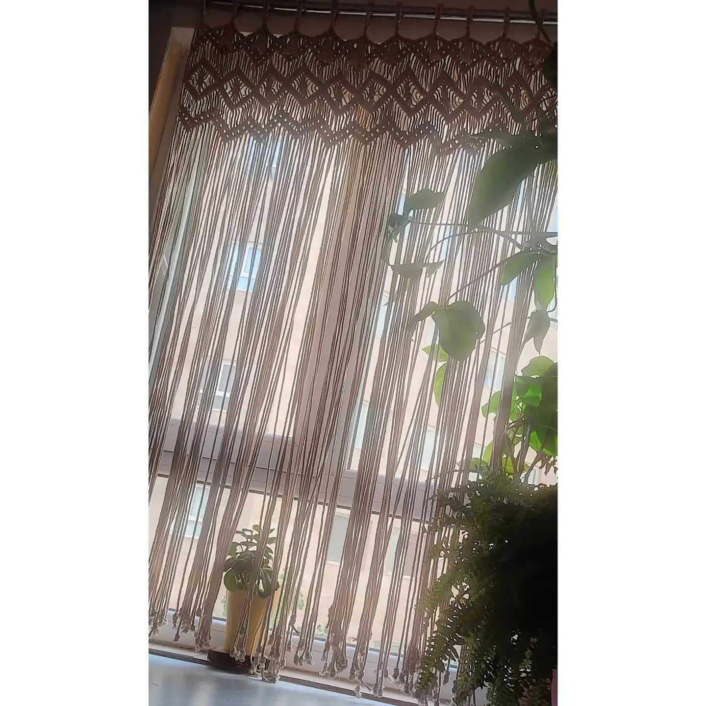 پرده مکرومه کد 01