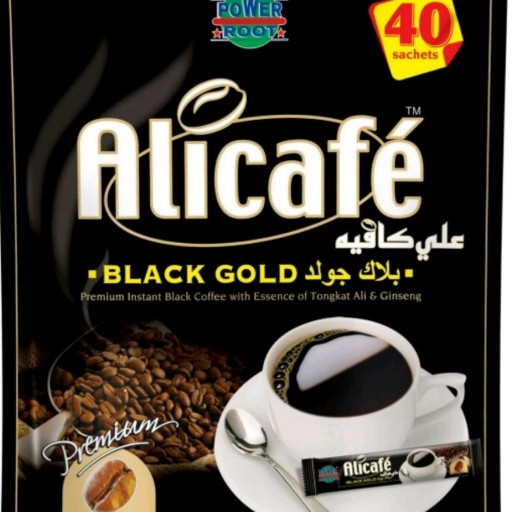 قهوه علی کافه گلد اصلی مدل black gold