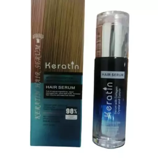 سرم کراتین مو 98 درصد احیا کننده و نرم کننده مو Keratin Hair Serum