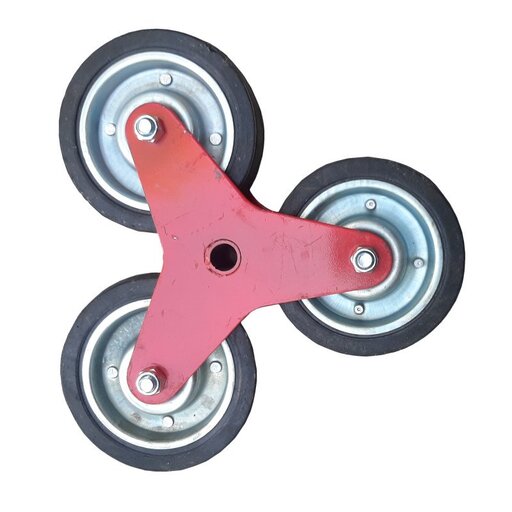 چرخ مدل پله رو  STAR_3wheel_16cm( ارسال با باربری به صورت پس کرایه بر عهده میباشد )