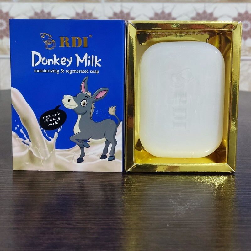 صابون شیرالاغ RDI مرطوب کننده و بازسازی کننده ضد لک و روشن کننده صابون شیر الاغ 