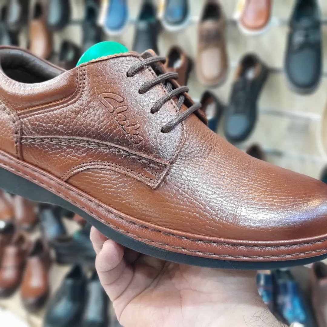 کفش طبی جنس رویه چرم گاوی طبیعی وآستران چرم گوسفندی طبیعی زیره ی پیو