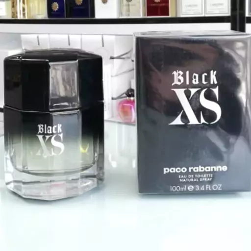 عطر مردانه و محبوب  بلک ایکس اس پاکو رابان  ادکلن تستر  با جعبه 100 میل black xs