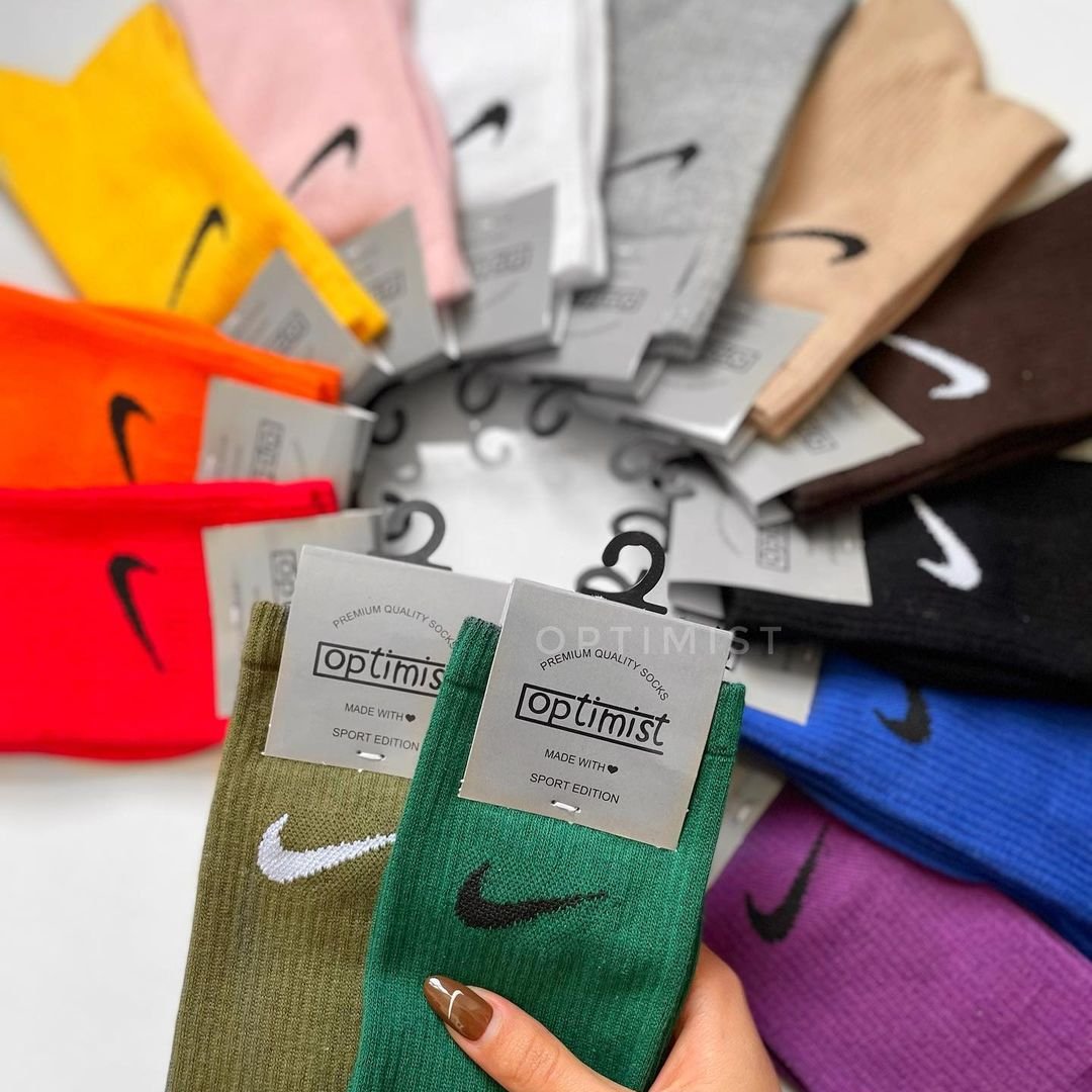 کالکشن 12 جفتی نایک ساقدار اسپرت نخ پنبه