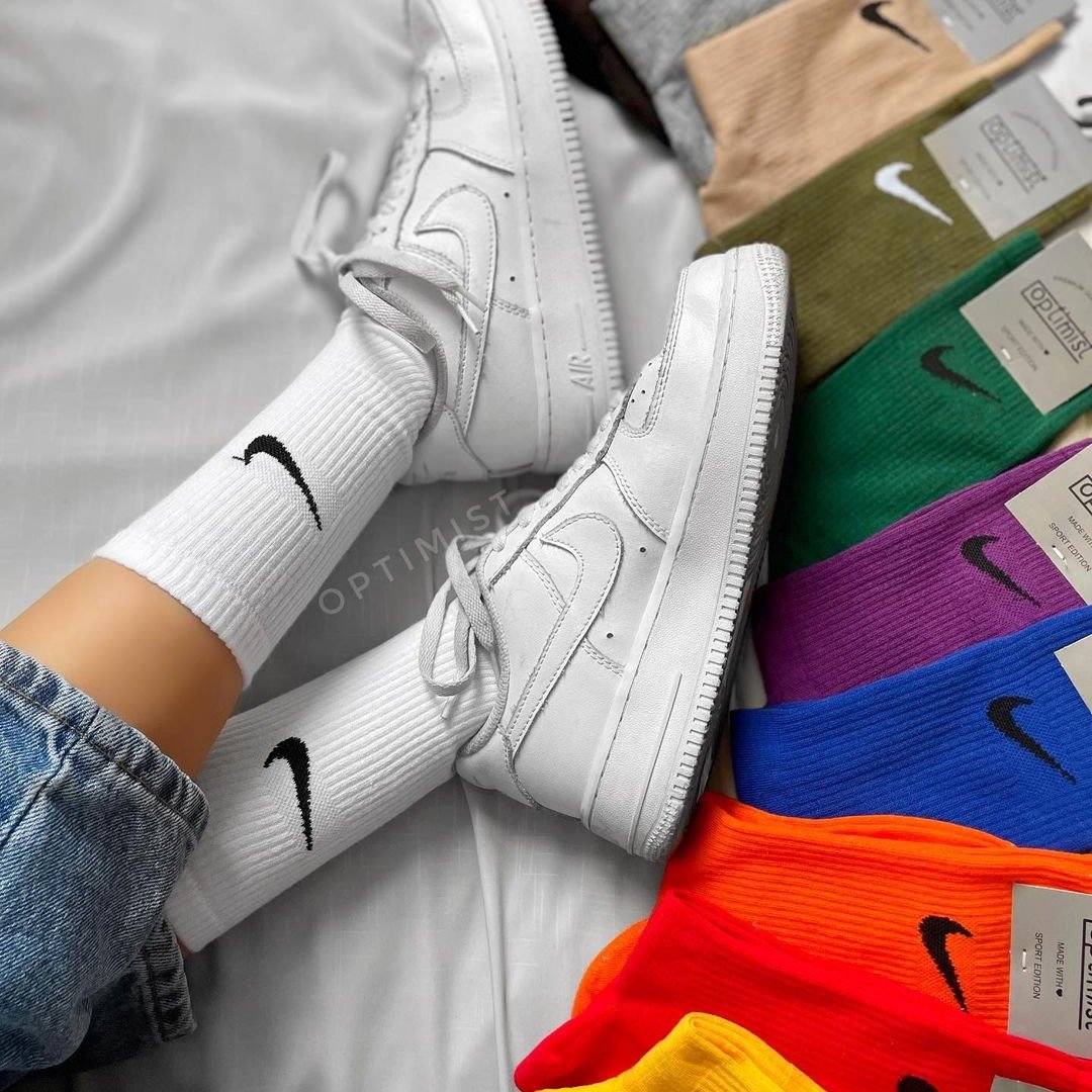 کالکشن 12 جفتی نایک ساقدار اسپرت نخ پنبه