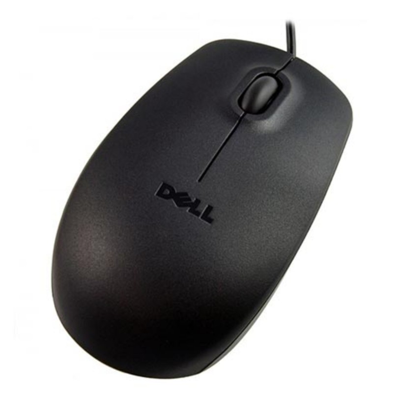 ماوس سیم دار Dell دل مدل MS111 رنگ بندی مشکی مناسب فضای کار و منزل