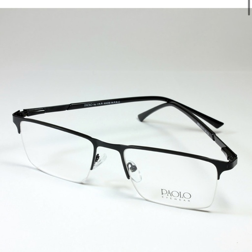 فریم عینک طبی نیمه قاب مردانه فلزی کلاسیک 9002