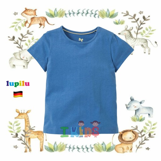 تی شرت آبی دخترانه برند لوپیلو -  lupilu آلمان