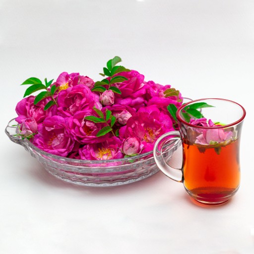 گل محمدی خشک ، بسته 140 گرمی ، مناسب دمنشون ، چای ، تزیین غذا