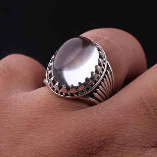 انگشتر درنجف معدنی خوش دست و زیبای اصل ( انگشتر مردانه )