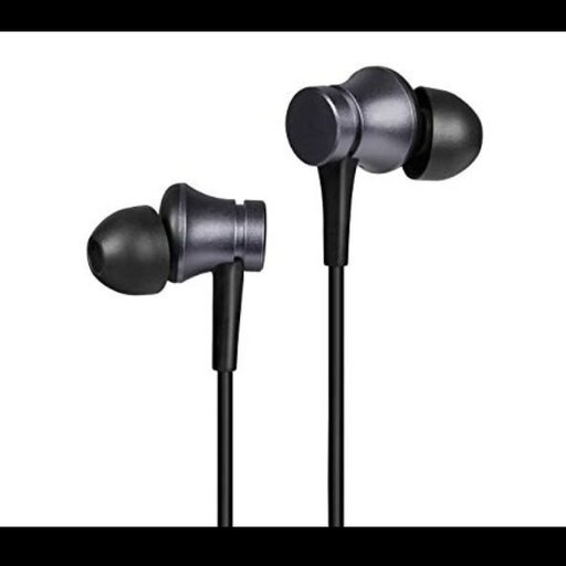 هندزفری مدل Mi Earphone Basic سیمدار رنگ مشکی میکروفون