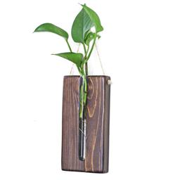 گلدان دیواری هیدروپونیک چوبی برند رادین چوب 