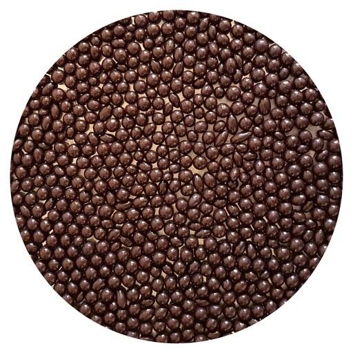 شکلات توپی کاکائویی با مغز نخود  کشمش و بیسکوییت دستچین کالا - 120 گرم
