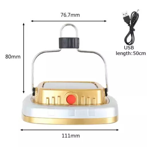 چراغ قوه کمپینگ خورشیدی بدون نیاز به برق ارسال  