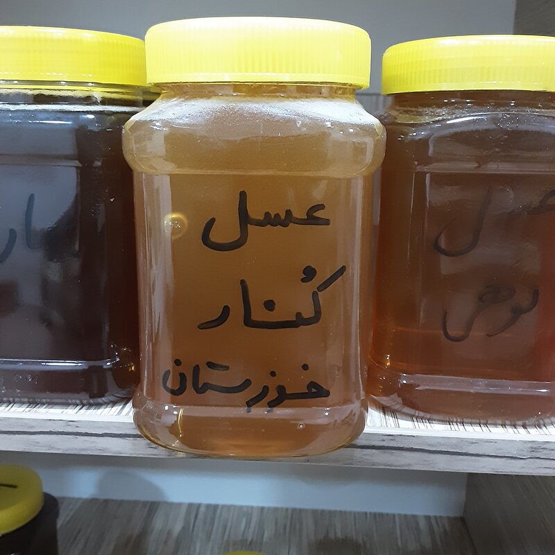 عسل کنار خوزستان درجه یک با طعم و عطر عالی با تضمین کیفیت ،با قابلیت مرجوعی(چهار  کیلو گرمی)