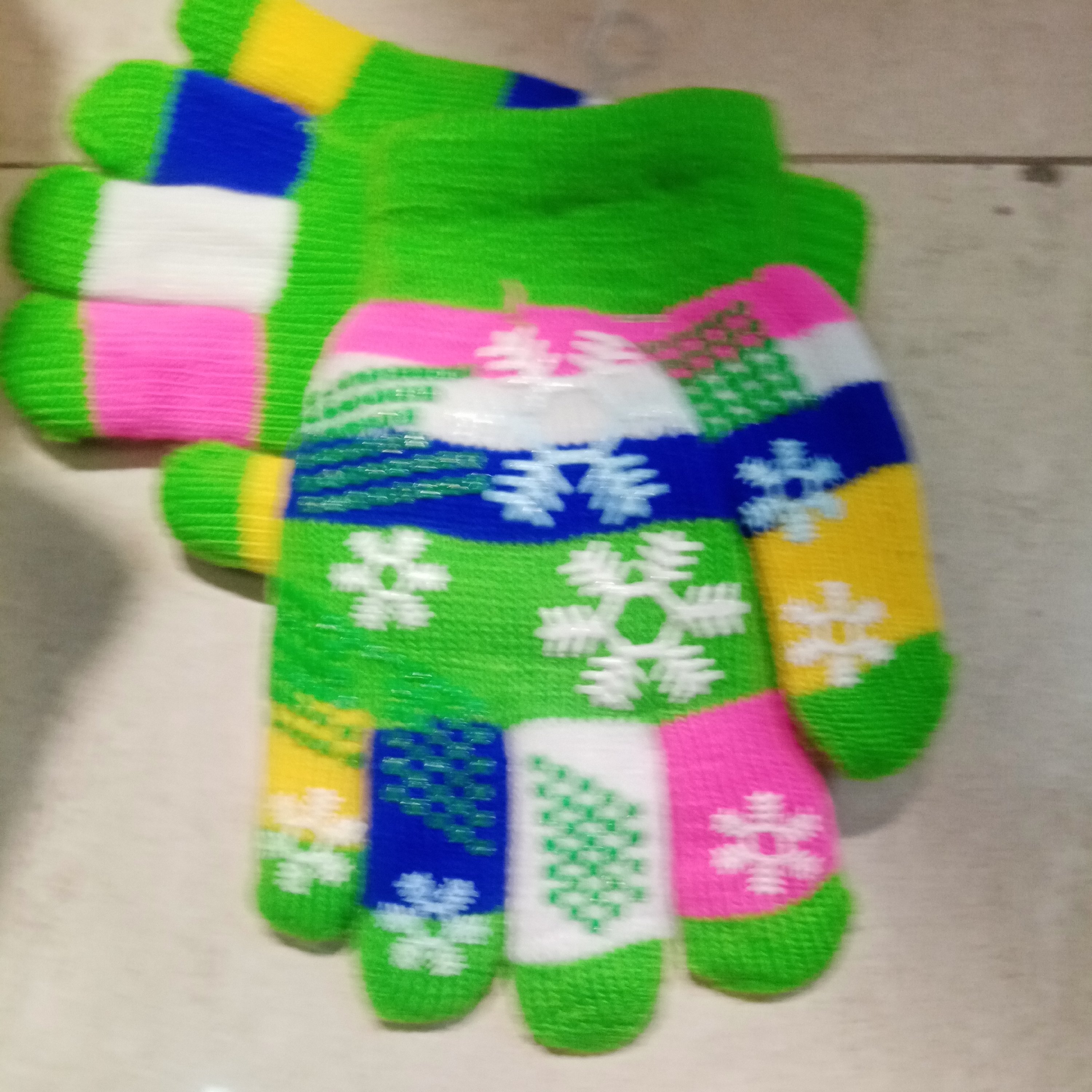 دستکش بافت دخترانه