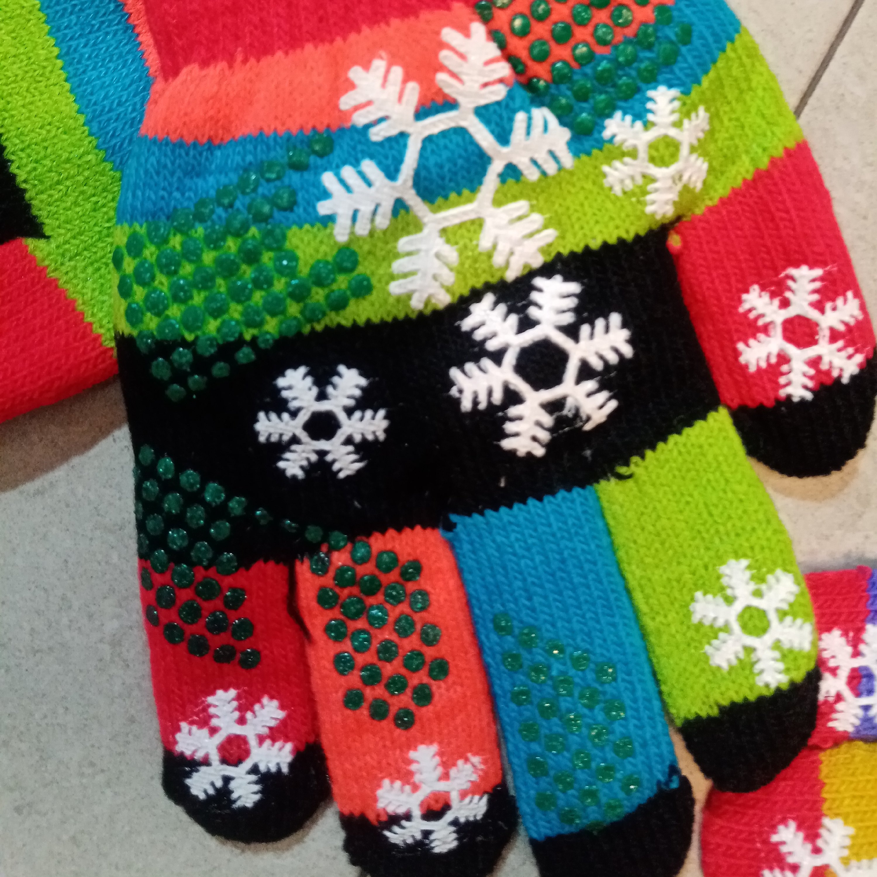 دستکش بافت دخترانه