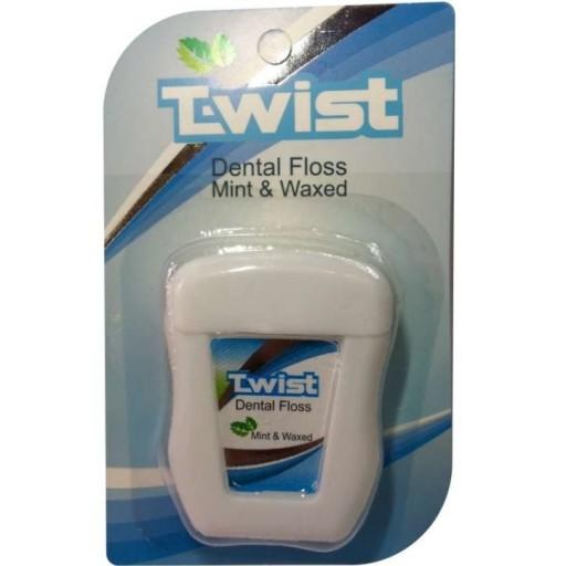 نخ دندان 50متری تویست 
 مدل Mint & Waxed
Twist Ever Clean