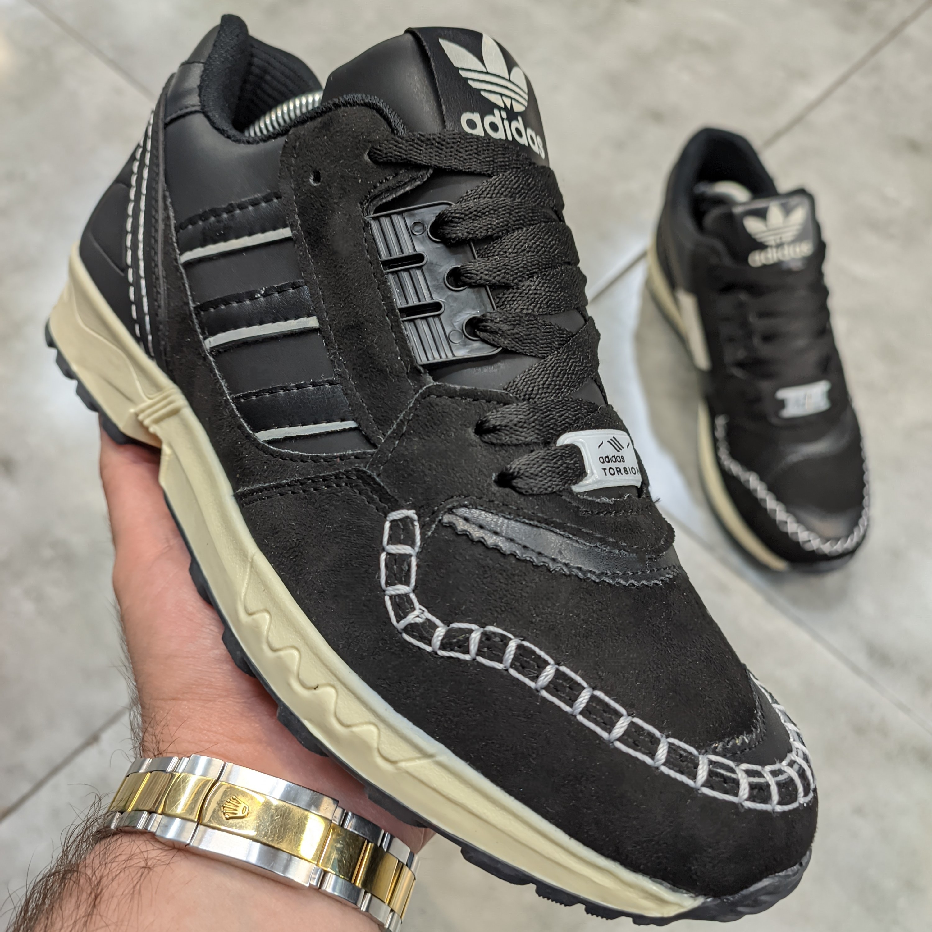 خرید و قیمت کتونی آدیداس زد ایکس 9000 دوخت سفید - adidas zx 9000
