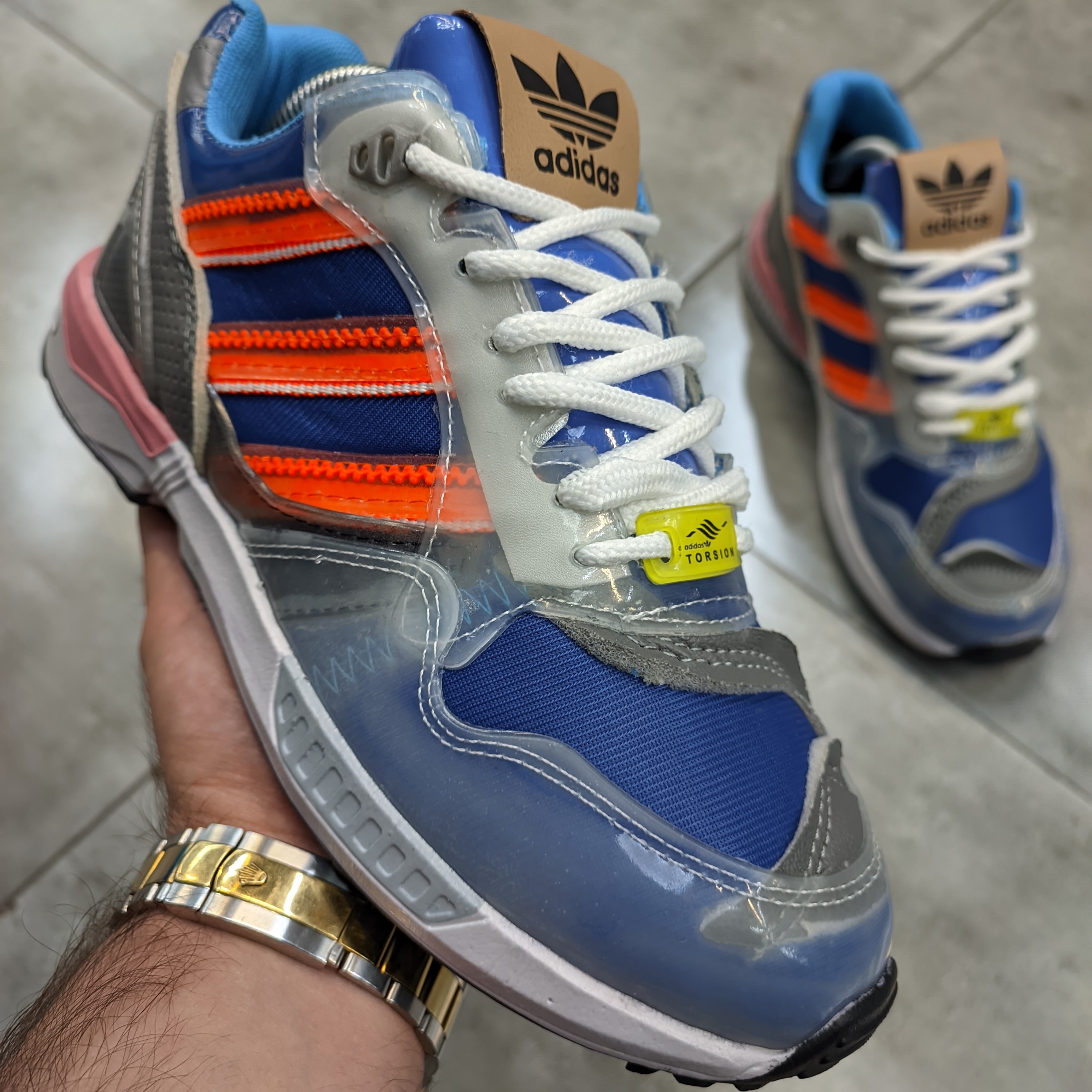 全ての آدیداس کتونی قیمت و خرید زد Crocudil_کروکودیل کتونی کفش غرفه از نارنجی آبی  - out inside 6000 zx adidas - طلقی 6000 ایکس ソファカバー