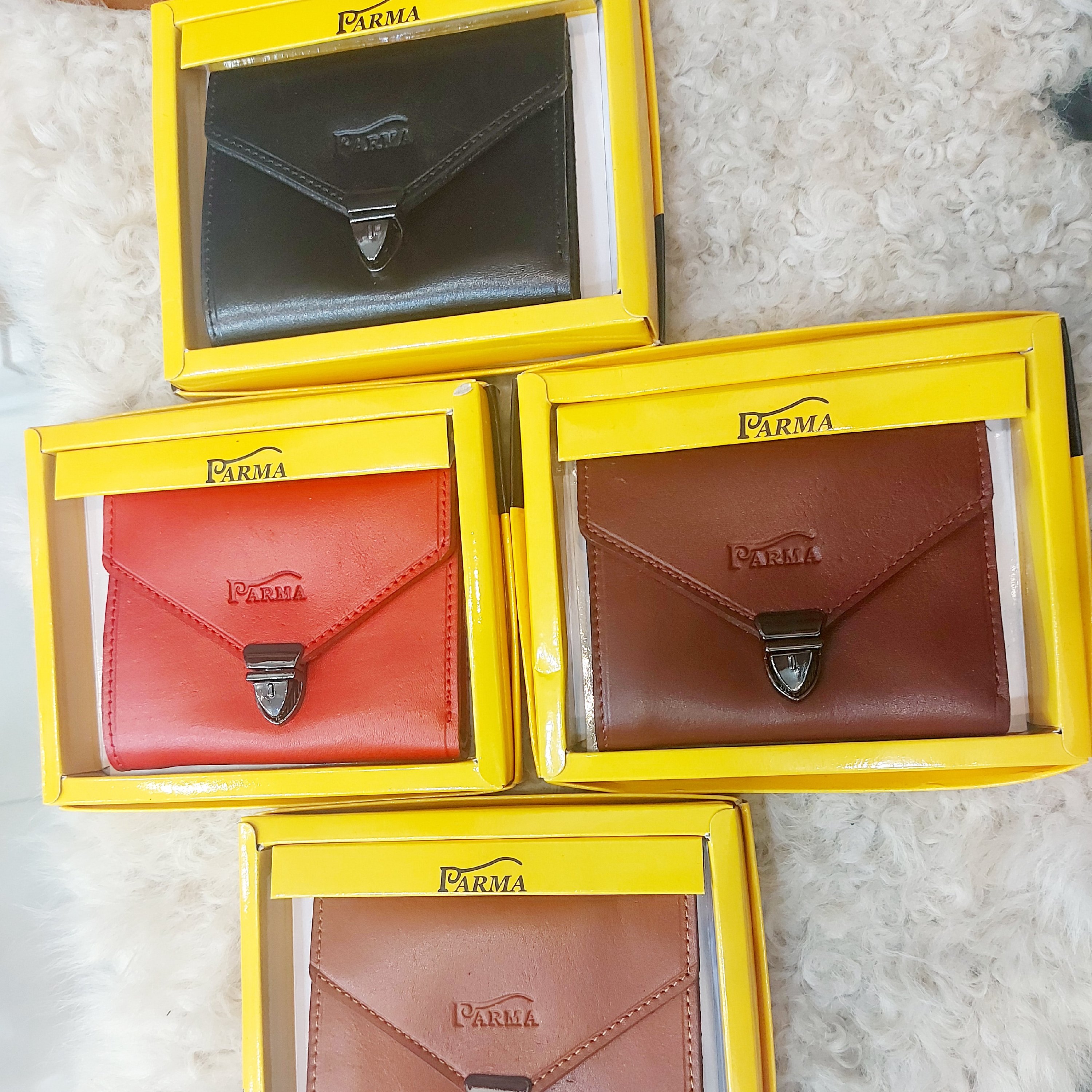 کیف پول چرم طبیعی دخترانه جیبی