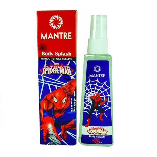 بادی اسپلش کودک مانتره مدل اسپایدر من SPIDER MAN حجم 80 میلی لیتر