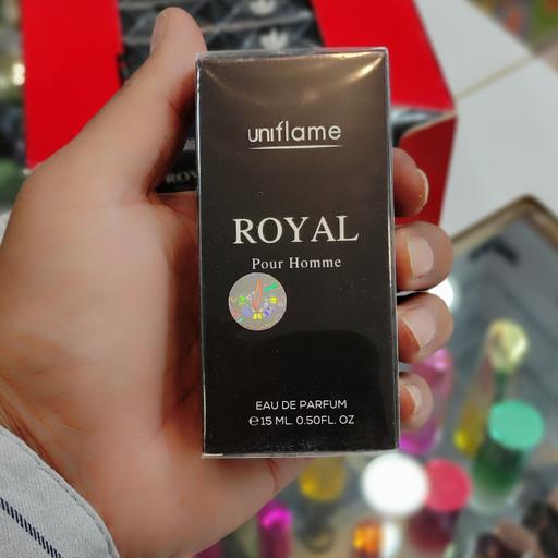 ادکلن جیبی رویال پور هوم مدل یونی فیلم Royal Pour Homme برند Uniflame حجم 15میل