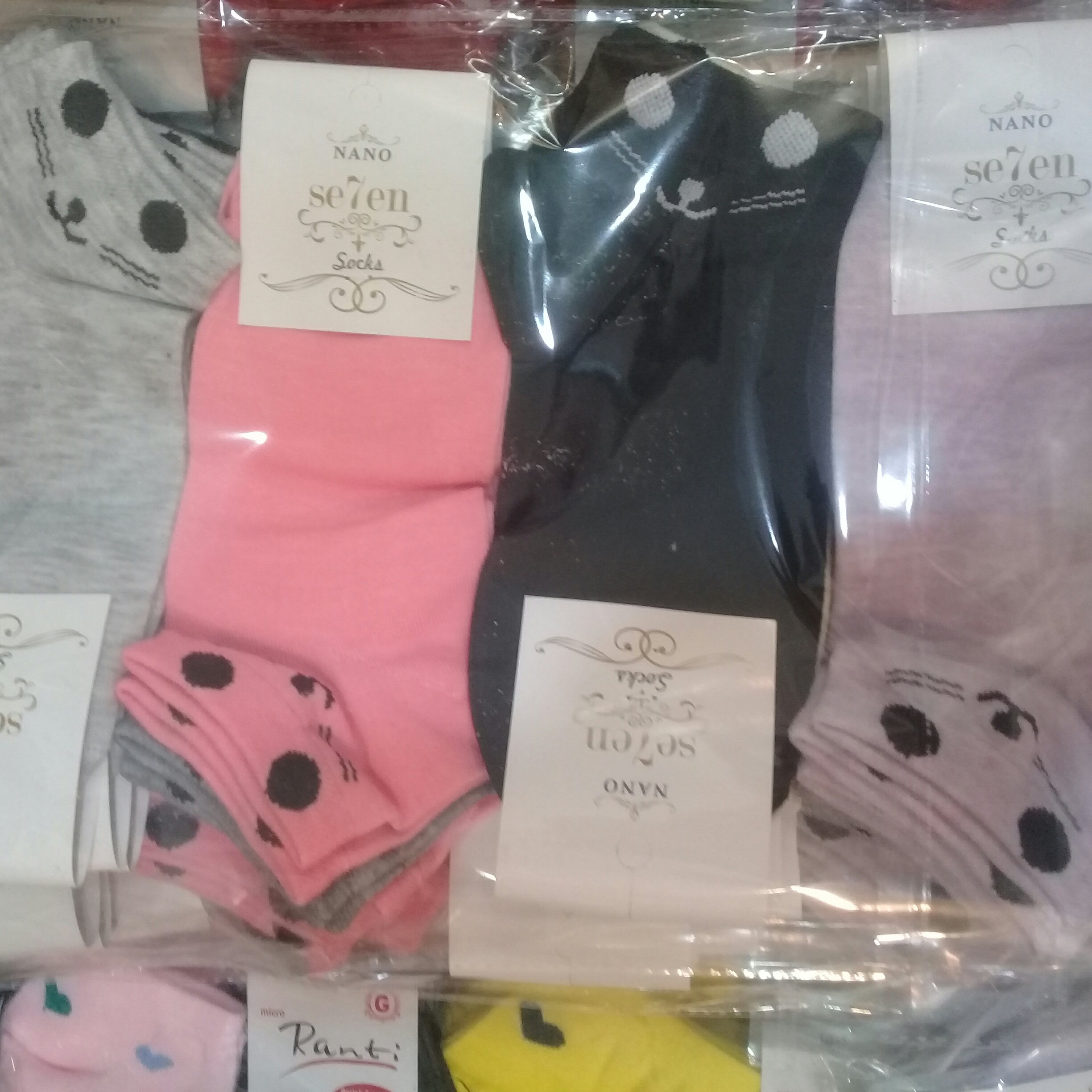 جوراب زنانه 12 جفت کامل کد003  