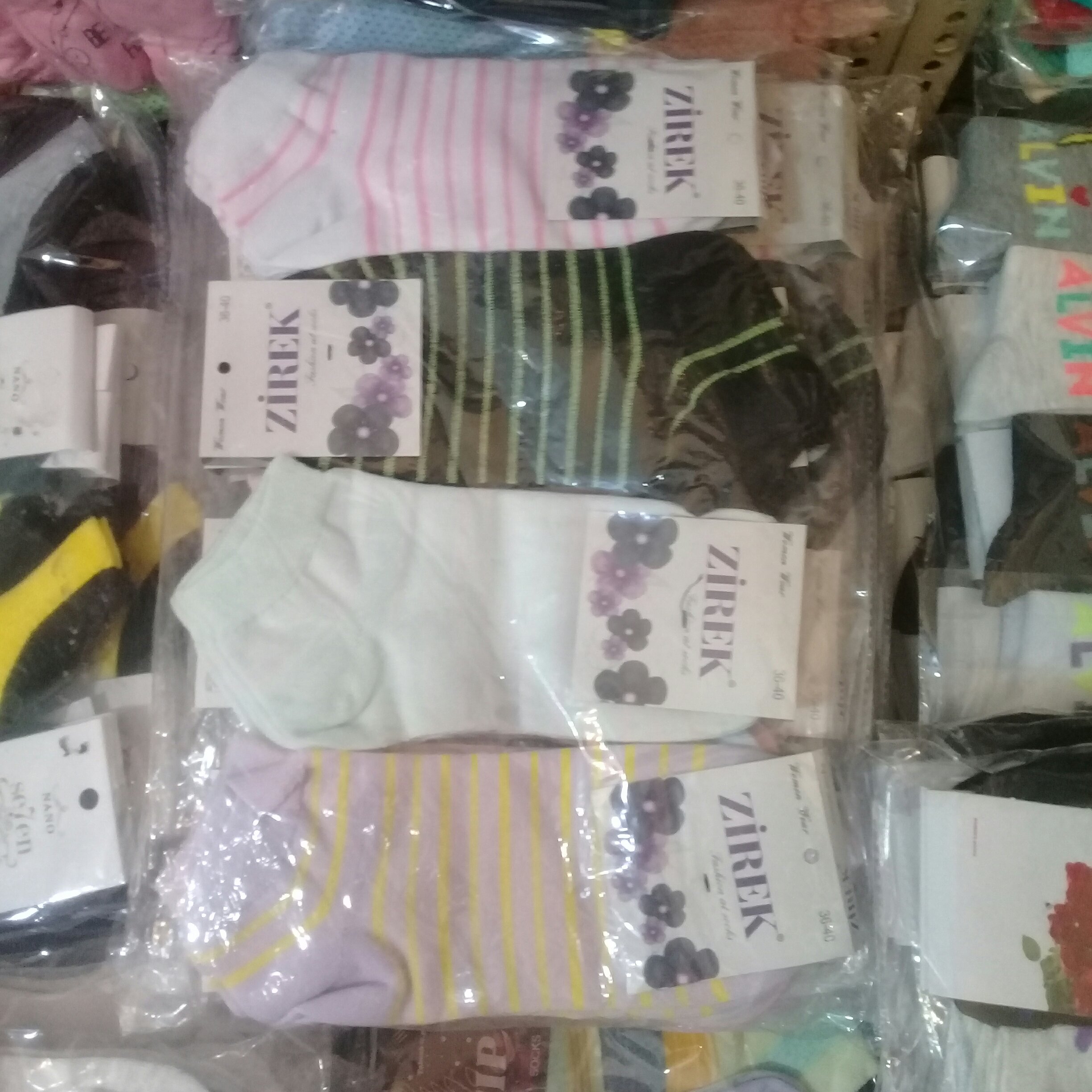 جوراب زنانه 12 جفت کامل کد003  