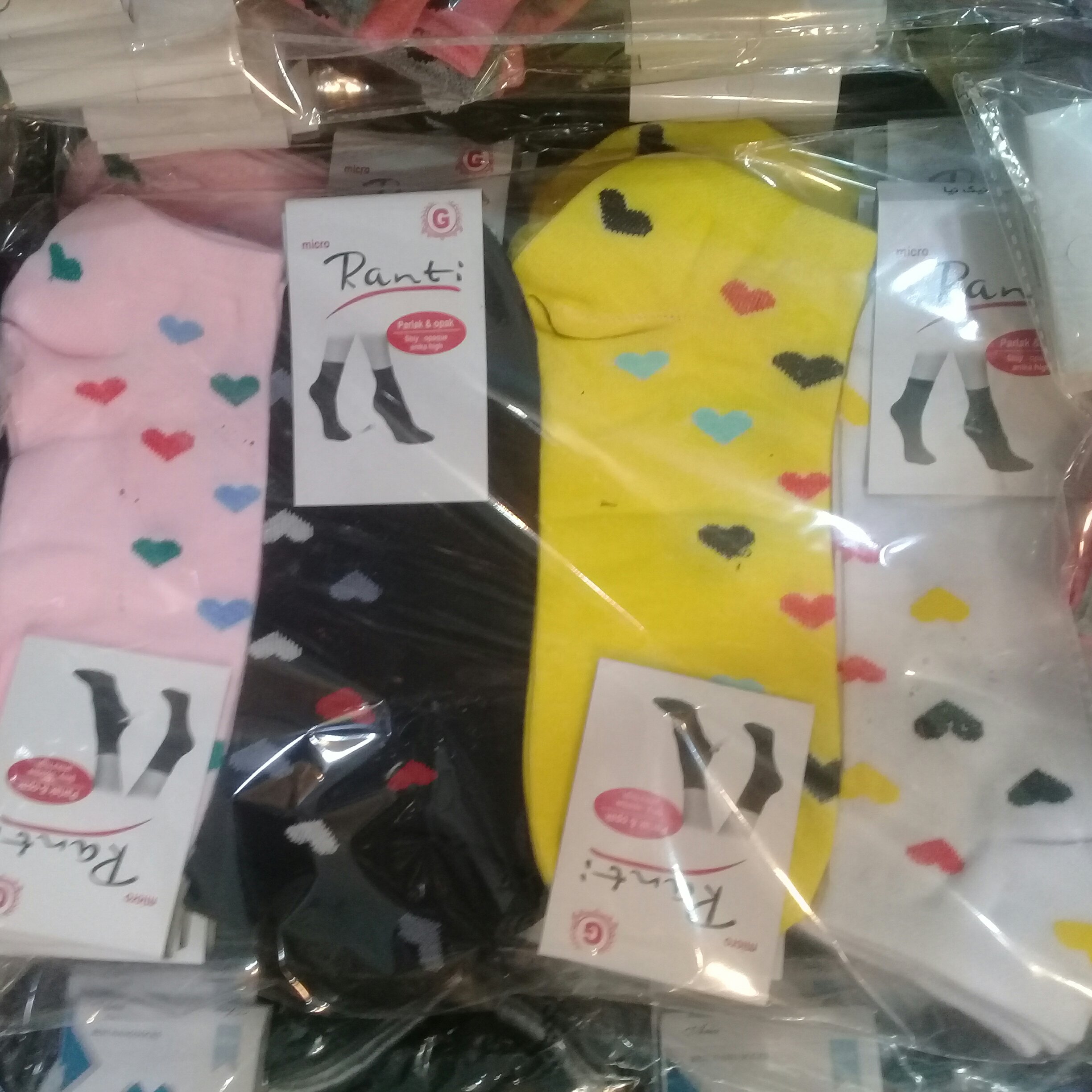 جوراب زنانه 12 جفت کامل کد003  