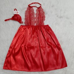 لباس خواب فانتزی زنانه برند لاو مناسب سایز 38تا 40 در دو رنگ مشکی و قرمز کدL2671