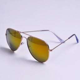 عینک آفتابی خلبانی مردانه و زنانه طرح ریبن(رنگ طلایی)