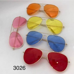 عینک آفتابی مردانه و زنانه خلبانی کد3026(رنگ تنوع رنگ )