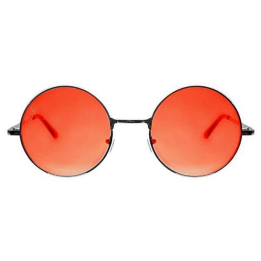 عینک آفتابی زنانه و مردانه گرد rain-bo(رنگ قرمز)