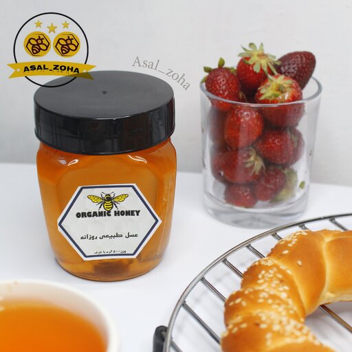 عسل طبیعی روزانه (500 گرم) 100% ارگانیک و به شرط آنالیز با کیفیت اعلا 