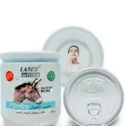 اسکراب milk الاغ لیزر وایت Laser White وزن 500 گرم