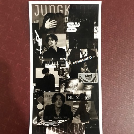 چاپ عکس جانگکوک 3 عدد سایز (8x15)