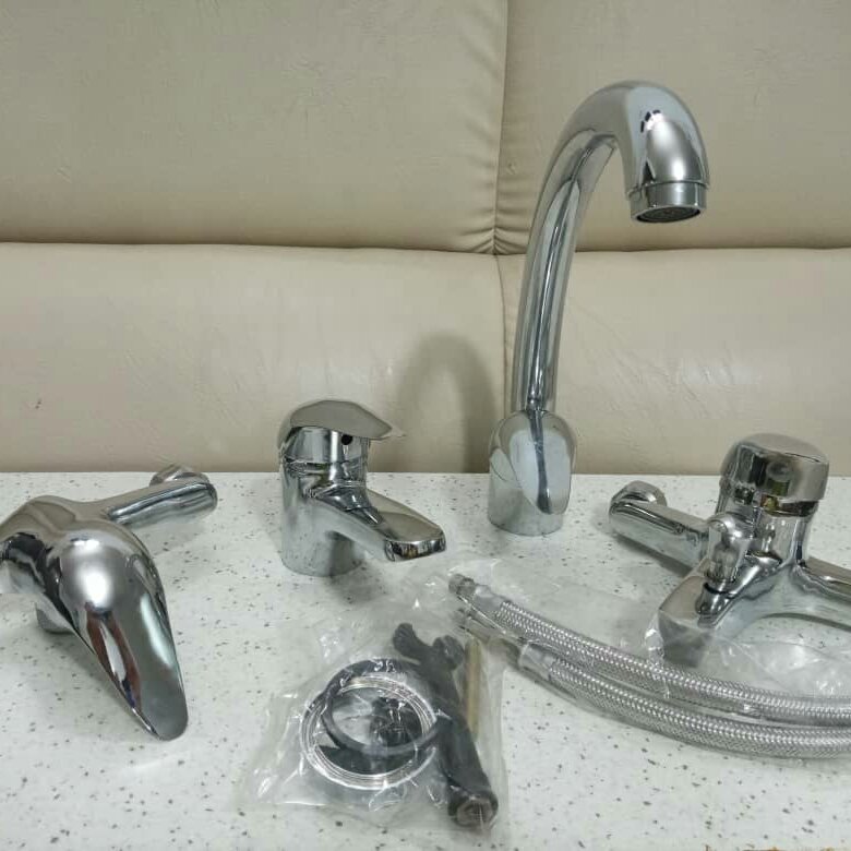 ست چهارتایی شیرآلات بهداشتی ساختمانی.دارای ضمانت پنج ساله.قیمت رقابتی