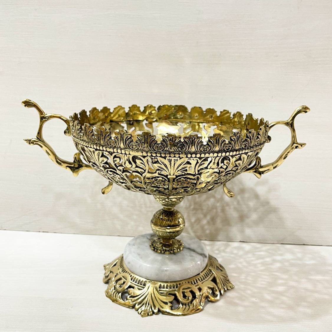 ست میوه خوری برنزی طرح گوزن