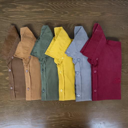 پیراهن اندامی مردانه پارچه میکرو سایز 3xl و 4xl و 5xl مخملی قواره دار سایز بزرگ تک رنگ ساده