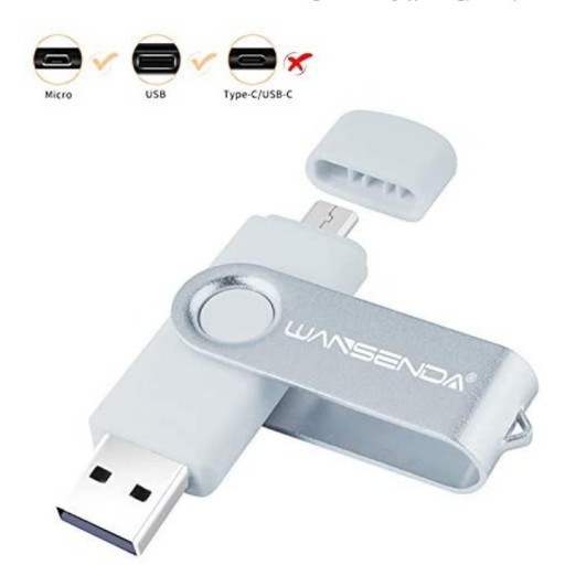 USB فلش درایو / USB 2.0 Pen درایو Wansenda S100 OTG 16GB