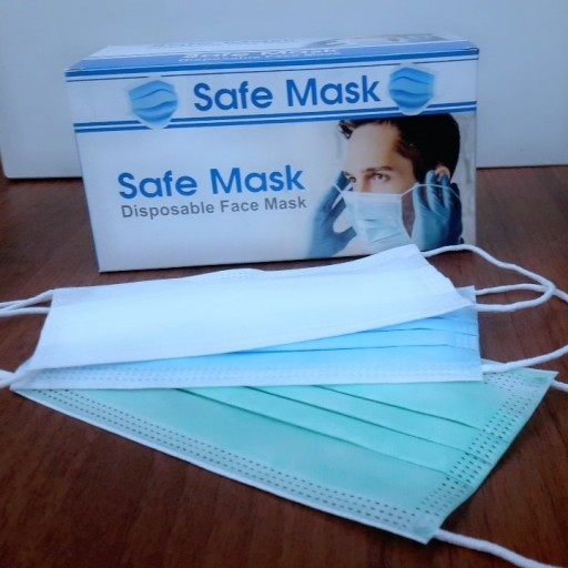 ماسک 3لایه تمام پرس _50عدد(تضمین کیفیت)