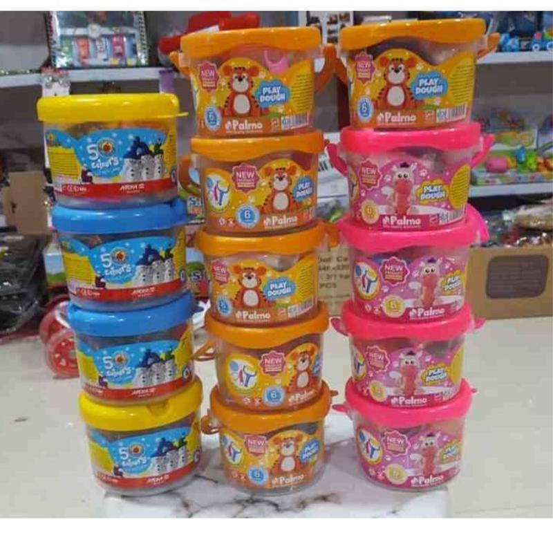 خرید خمیر بازی سطلی کوچک با قیمت مناسب - تکی ارسال نداریم - در کنار سایر وسایل بخرید