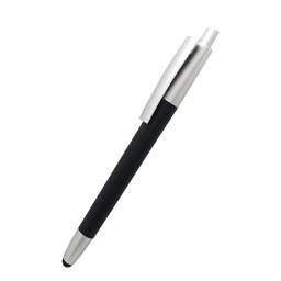قلم لمسی رنگ مشکی مات و طوسی با خودکار فشاری