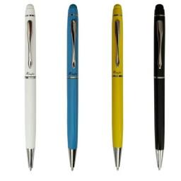 قلم لمسی فلزی در چهار رنگ متنوع به همراه خودکار آبی