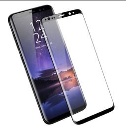 گلس فول چسب ضد ضربه s8 edge  ایج پلاس